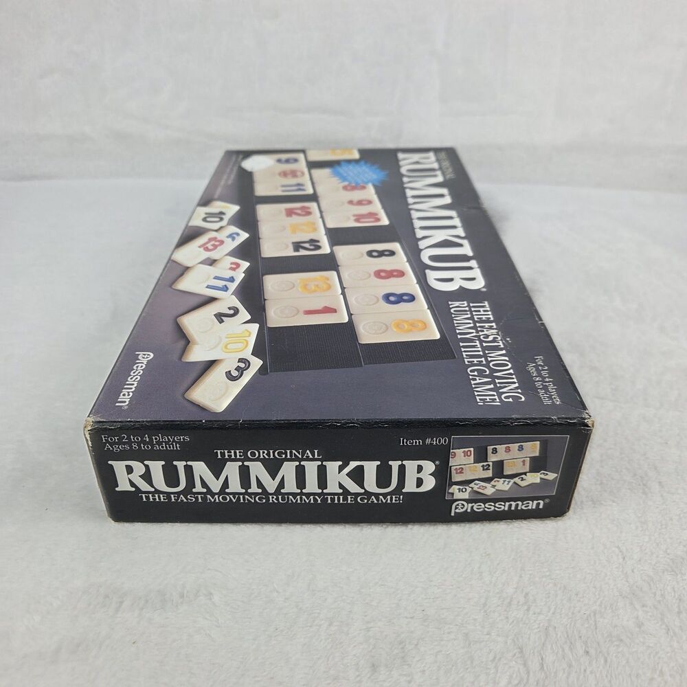 Vintage 1990 Rummikub Tile Game COMPLETE W/ Instructions Pressman Fast Shipping! - Picture 9 of 10